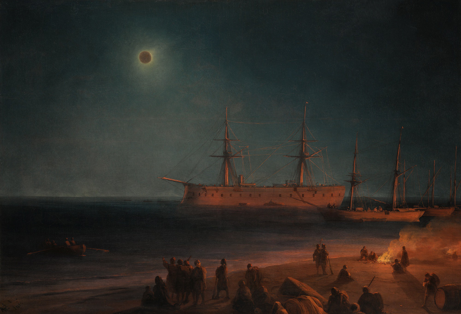 Eclipse solar en Feodosia
