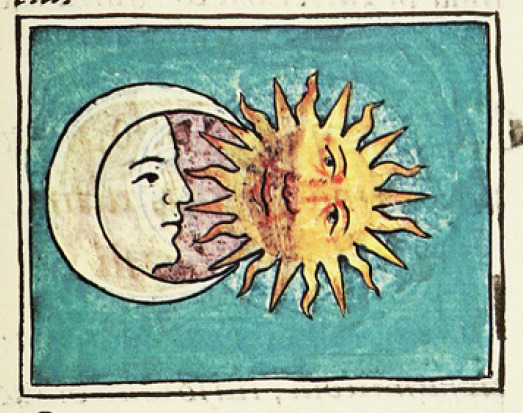 Representación de un eclipse