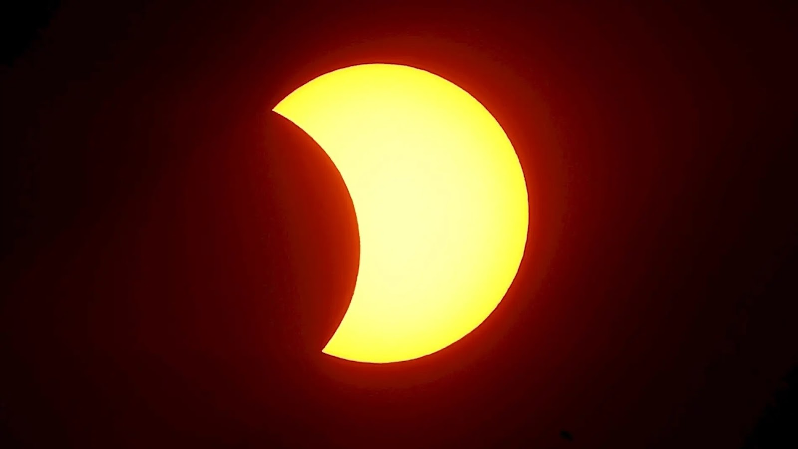 Eguzki‑eklipse baten fase partziala